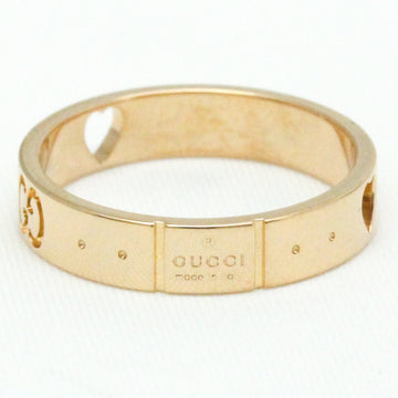 GUCCI Icon Pink Gold [18K] Fashion No Stone Band Ring Pink Gold