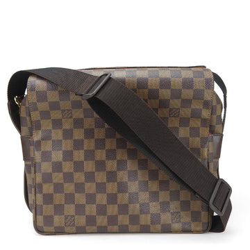 LOUIS VUITTON Shoulder Bag Naviglio N45255 Damier Ebene Unisex Women Men  shoulder bag