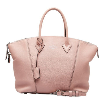 LOUIS VUITTON Parnasea Lockit PM Handbag Shoulder Bag M50029 Magnolia Pink Leather Ladies