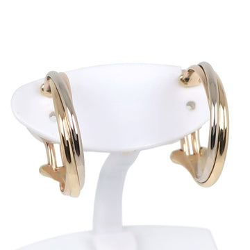 CARTIER Trinity Earrings K18 Gold YG/PG/WG Women's