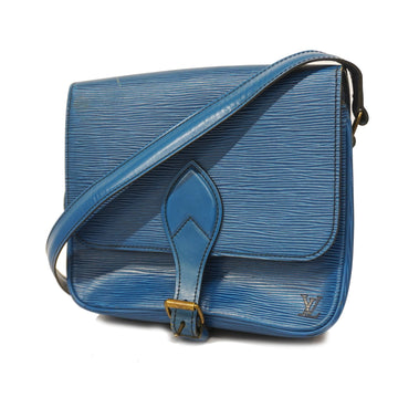 Louis Vuitton Shoulder Bag Epi Cartesier M52245 Toledo Blue