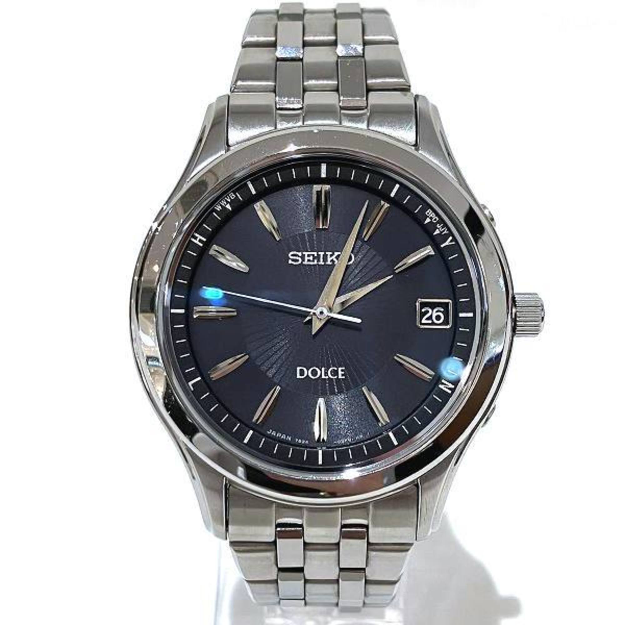 SEIKO Dolce 7B24-0AV0 Radio Solar Watch Men's