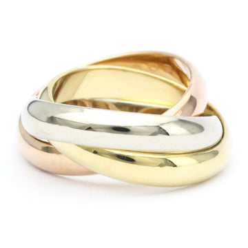 CARTIER Trinity Pink Gold [18K],White Gold [18K],Yellow Gold [18K] Fashion No Stone Band Ring Gold