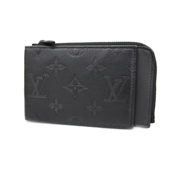 LOUIS VUITTONAuth  Monogram Shadow Hybrid Wallet M81526 Men's Coin Case