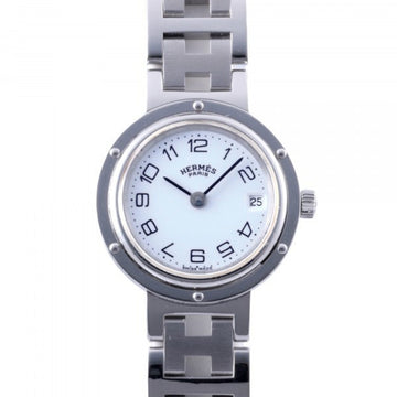 HERMES Clipper Nacre CL4.210 White Dial Watch Women's