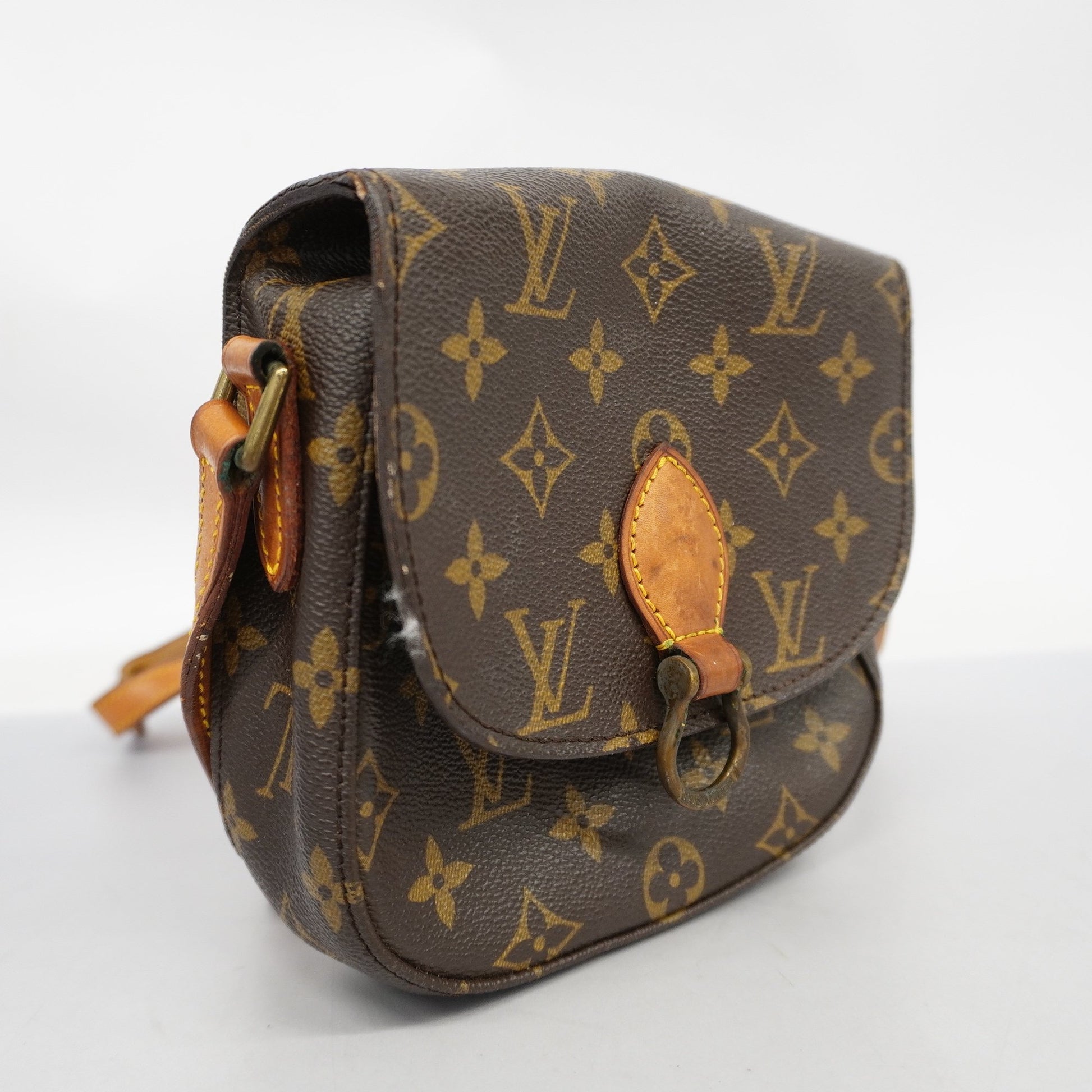 Auth Louis Vuitton Monogram Mini Saint-Cloud M51244 Women's Shoulder Bag