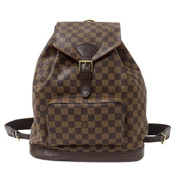 LOUIS VUITTON Bag Damier Women's Men's Rucksack Backpack Montsuri GM N51139 Brown Special Order