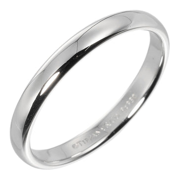 TIFFANY Forever Wedding Ring Size 19.5 Classic Band 3mm Model 5.19g Pt950 Platinum