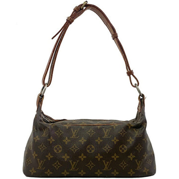 Louis Vuitton Bag Boulogne Brown Monogram LOUIS VUITTON Sack Sport Pig Leather Ladies