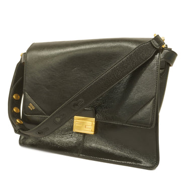 FENDIAuth  Shoulder Bag Women's Leather Black