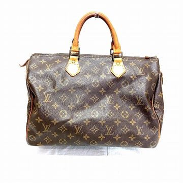 LOUIS VUITTON Monogram Speedy 35 M41524 Bag Boston Men Women