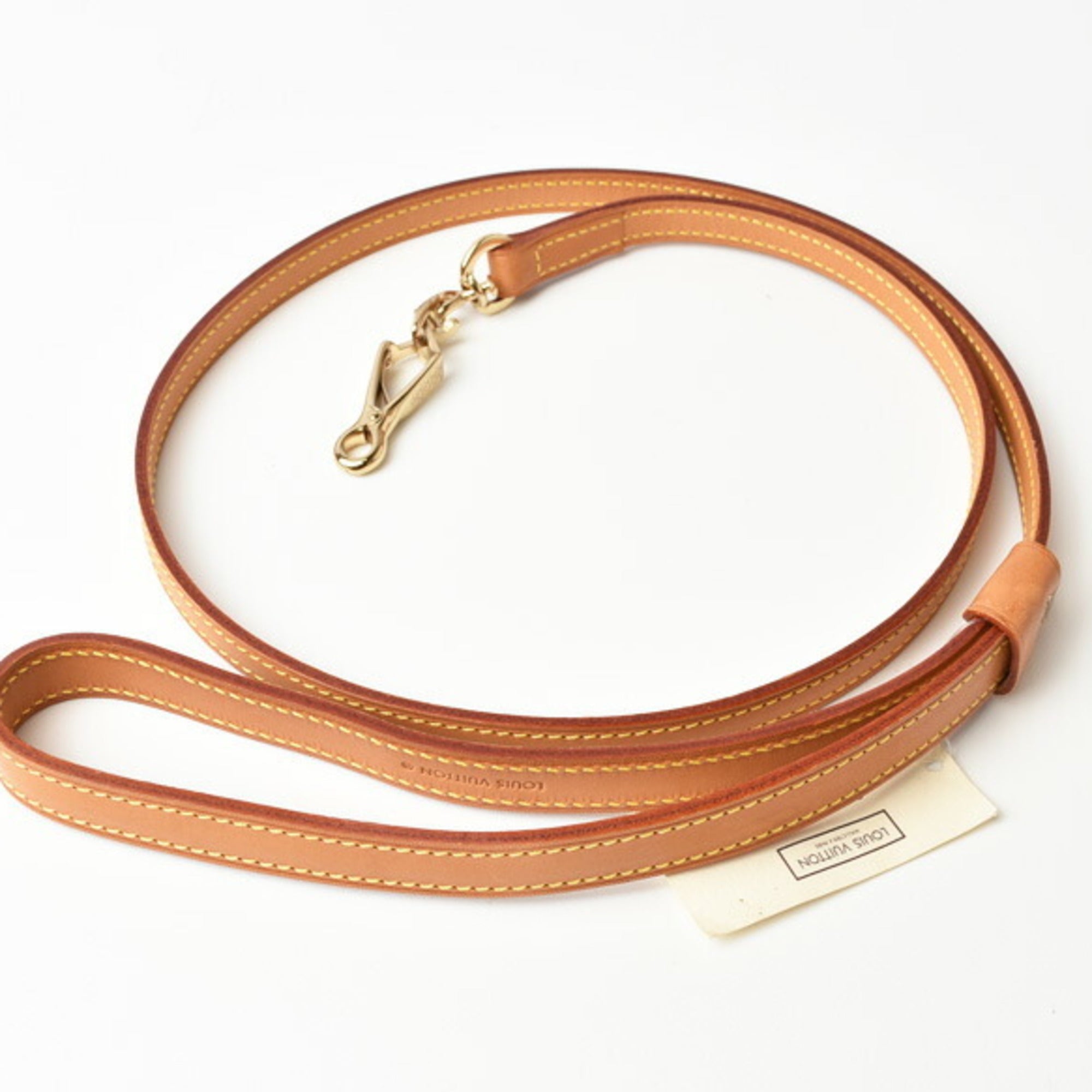 LOUIS VUITTON Pet Supplies Medium Dog Lead Less Baxter MM M58051 Natur