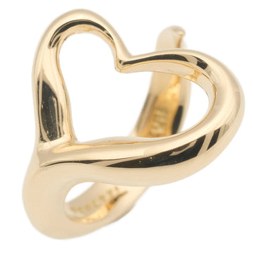 TIFFANY Open Heart K18 Yellow Gold Women's Ring