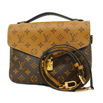 LOUIS VUITTONAuth  Monogram Reverse 2way Bag Pochette Metis MM M44876