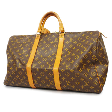 LOUIS VUITTONAuth  Monogram Keepol 50 M41426 Boston Bag