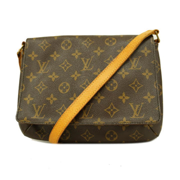 LOUIS VUITTON Shoulder Bag Monogram Musette Tango M51388 Brown Ladies