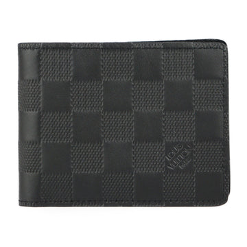 LOUIS VUITTON Portefeuille Multiple Bifold Wallet N63334 Damier Infini Leather Onyx