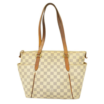 LOUIS VUITTON Tote Bag Damier Azur Totally PM N41280 White Ladies