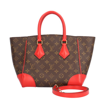 LOUIS VUITTON Phoenix PM Shoulder Bag Monogram Canvas M41537 Brown Women's