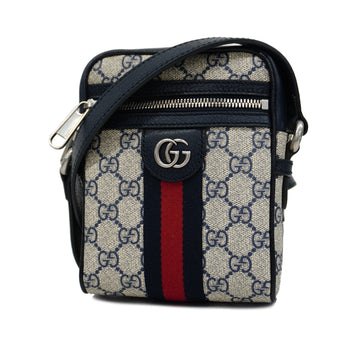 GUCCIAuth  Ophidia Shoulder Bag 598127 Women's GG Supreme Shoulder Bag Navy