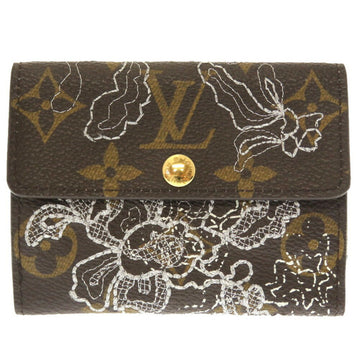 Louis Vuitton Coin Case Taigarama Card Holder M30839 Silver Men's