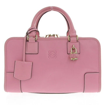 Loewe leather Amazona 28 handbag pink