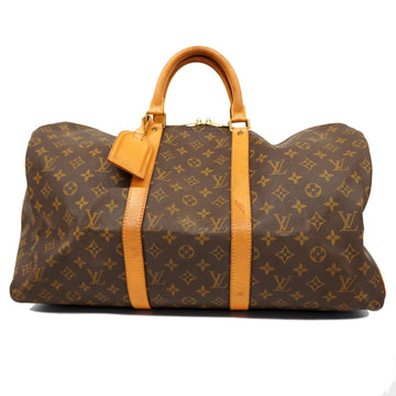 LOUIS VUITTONAuth  Monogram Keepol 50 M41426 Men,Women,Unisex Boston Bag