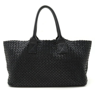 BOTTEGA VENETA Intrecciato Cover MM Tote Bag Leather Black Limited to 500 115664