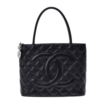 Chanel matelasse reprint tote black ladies caviar skin bag