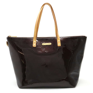 LOUIS VUITTON Vernis Bellevue GM Tote Bag Handbag Shoulder Amarant M93589