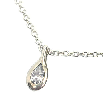 TIFFANY & Co. Diamond by the Yard Pendant Necklace 925 Silver x