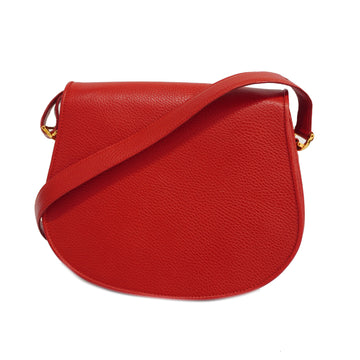 CARTIERAuth  Must Shoulder Bag Women's Leather Shoulder Bag Red Color