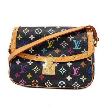 LOUIS VUITTONAuth  Monogram Multicolore Sologne M92639 Women's Shoulder Bag Noir