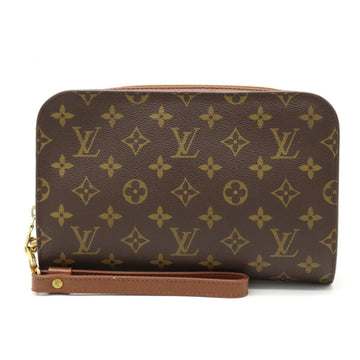 LOUIS VUITTON Monogram Orsay Second Bag Clutch Handbag Men's Solid M51790