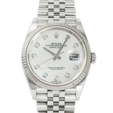 ROLEX Datejust 36 126234NG White/10PD Dial Watch Men's