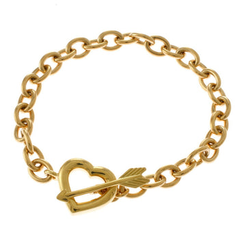 TIFFANY Heart & Arrow Bracelet K18 Yellow Gold Women's &Co.