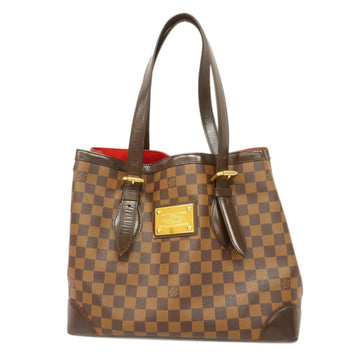 LOUIS VUITTON Shoulder Bag Damier Hampstead MM N51204 Ebene Ladies