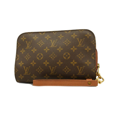 LOUIS VUITTON Clutch Bag Monogram Orsay M51790 Brown Men's