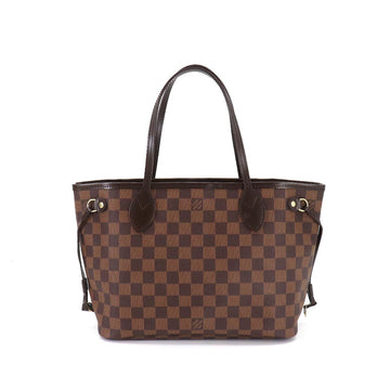 Louis Vuitton Damier Neverfull PM Tote Bag Ebene N51109 Brown