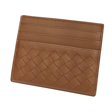 BOTTEGA VENETA Intrecciato Card Case 162150 V001N Regular Insert Brown Leather Men's Wallet