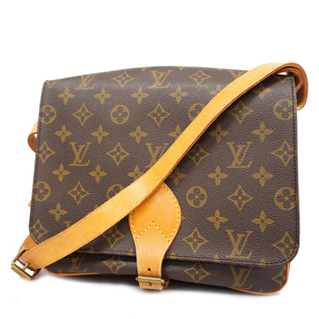 LOUIS VUITTONAuth  Monogram Cartesier M51252 Women's Shoulder Bag