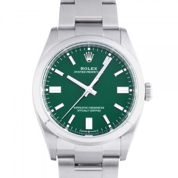 ROLEX oyster perpetual 36 126000 green dial watch men's