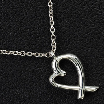 TIFFANY Loving Heart Necklace Paloma Picasso Silver 925 &Co. Women's