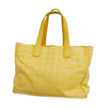 CHANELAuth  New Travel Line Tote Bag Women's Nylon Tote Bag Yellow