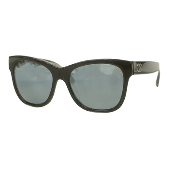 CHANELAuth  Women's Sunglasses Black,Gray Silver hardware 5380-A