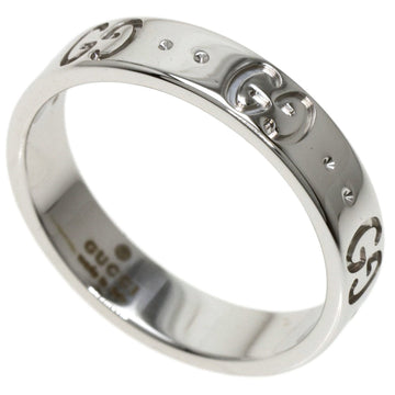 GUCCI Icon #11 Ring K18 White Gold Ladies