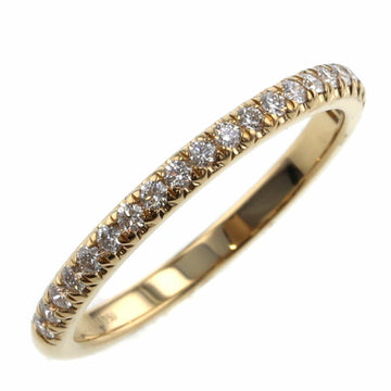 TIFFANY Ring Soleste Half Eternity K18 Yellow Gold Diamond No. 10 Ladies &Co.