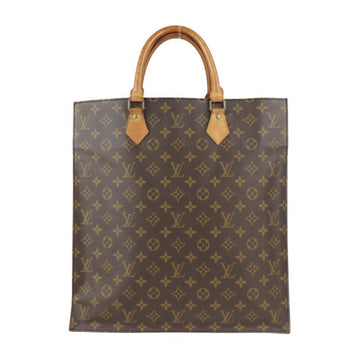 LOUIS VUITTON Sacpla Monogram Tote Bag M51140 Canvas Brown