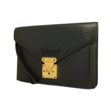 LOUIS VUITTONAuth  Epi Serie Dragonne M52612 Women,Men,Unisex Clutch Bag Noir