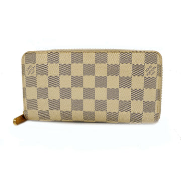 LOUIS VUITTONAuth  Damier Azur Zippy Wallet N60019